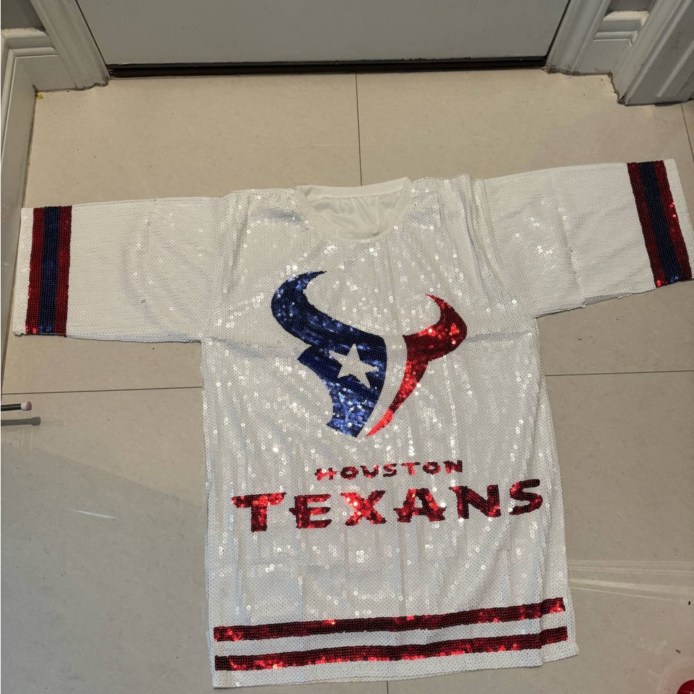 Houston Texans Sequin Jersey Dress
